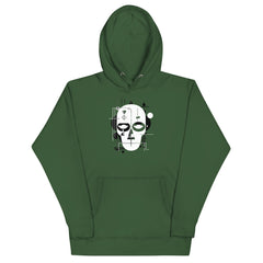 Skull Graphic Hoodie - Green