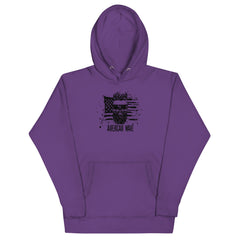 Casual Pullover Hoodie - Purple