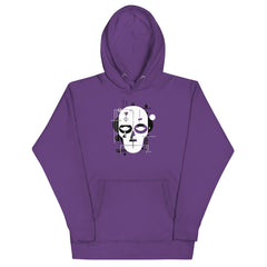 Skull Graphic Hoodie - Purple