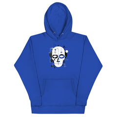 Skull Graphic Hoodie - Blue