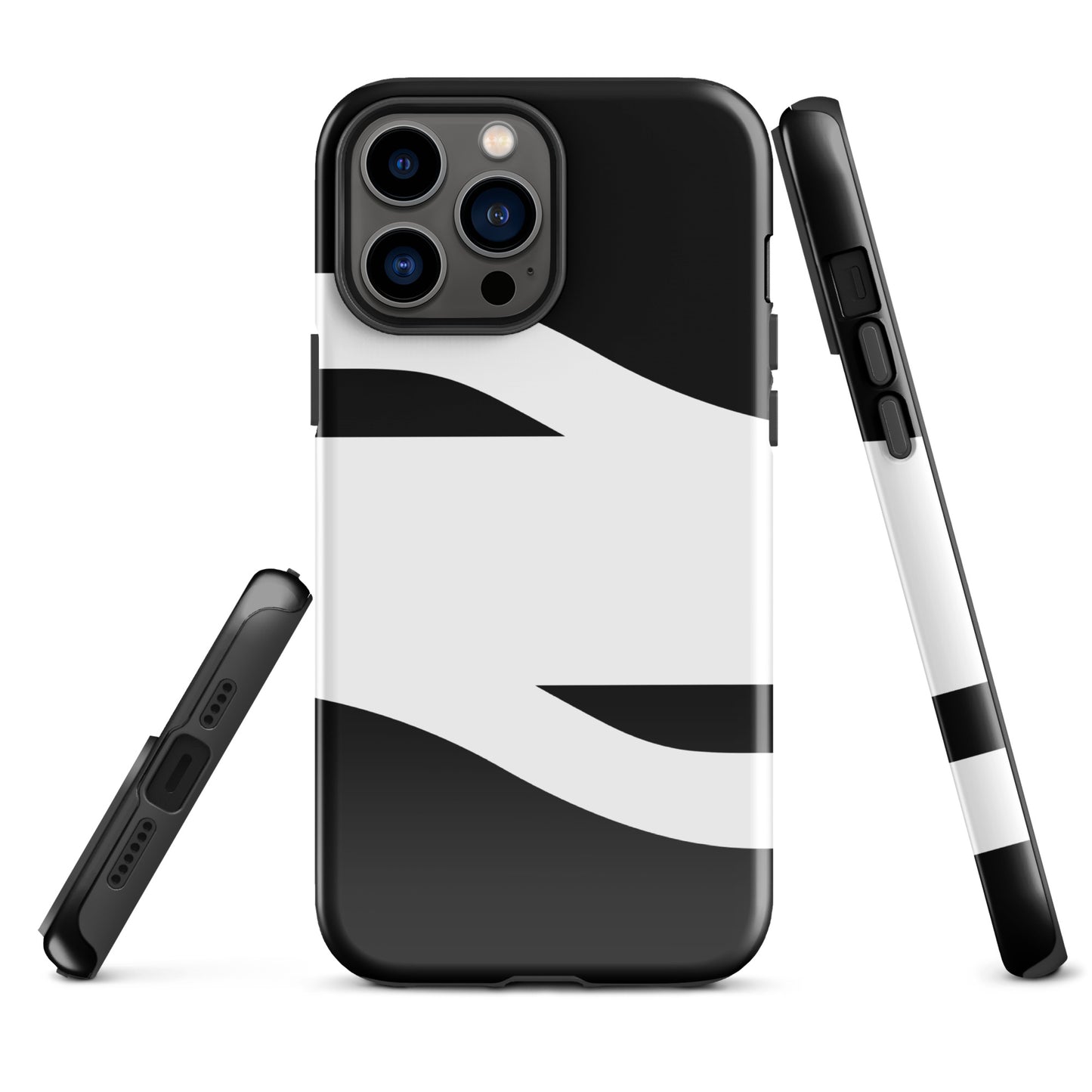 American Evolution iPhone® Case - Black and White