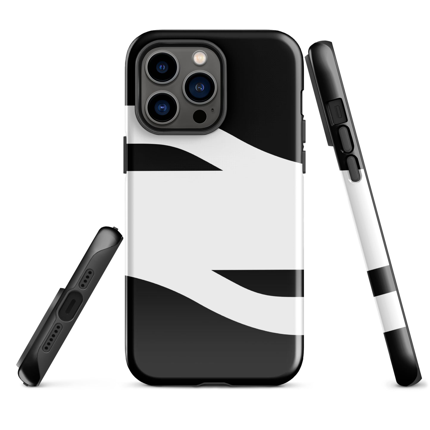 American Evolution iPhone® Case - Black and White