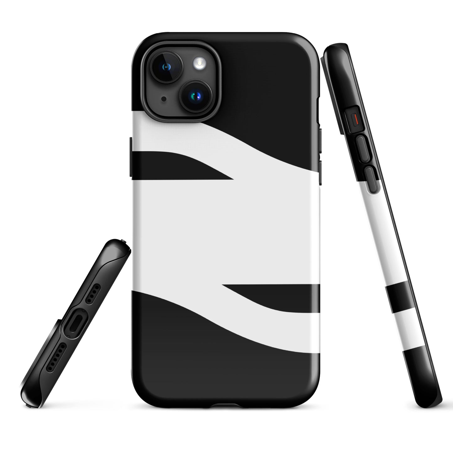 American Evolution iPhone® Case - Black and White