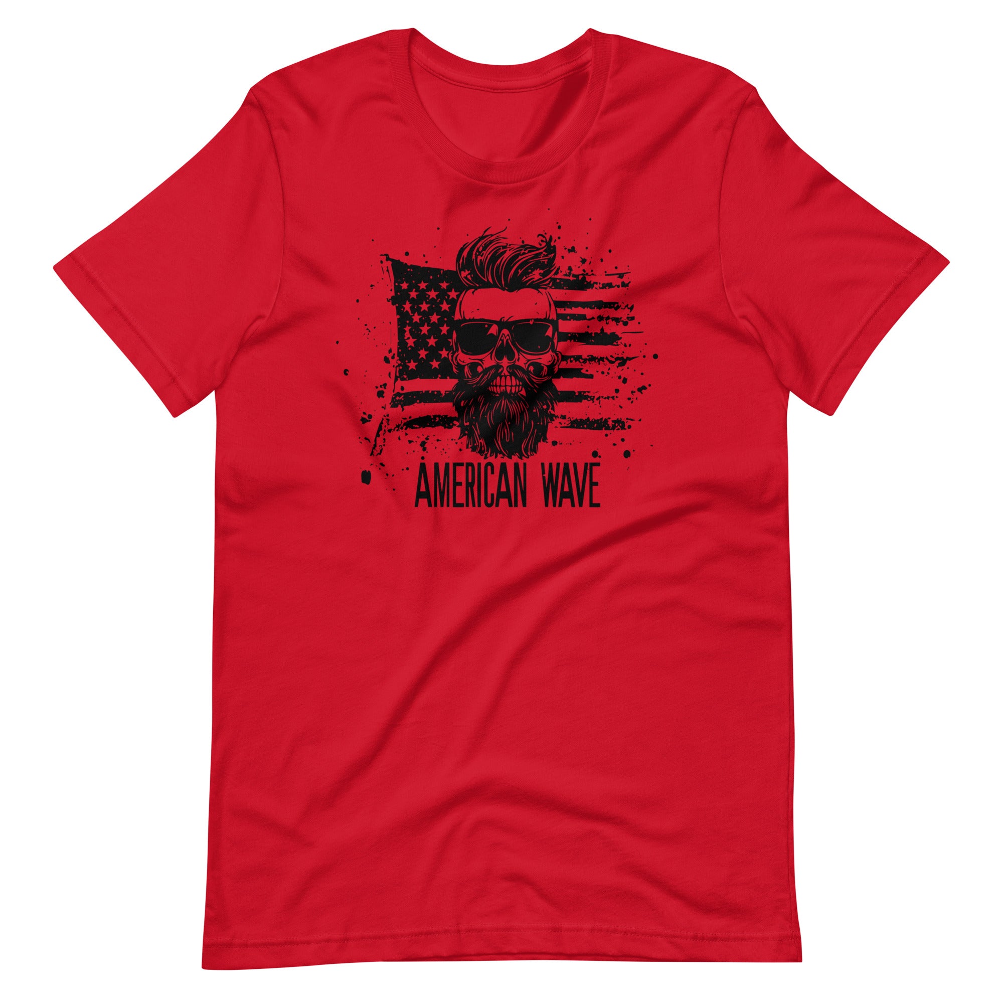American Wave T-Shirt - Red